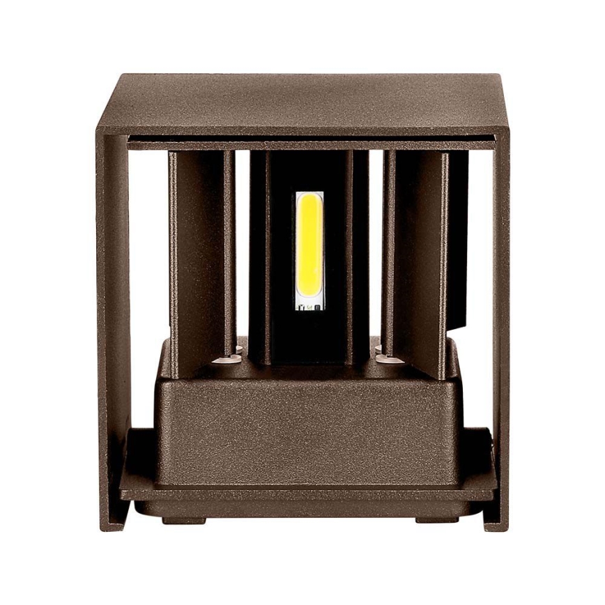 Aplique LED de exterior LED/11W/230V 3000K IP65 marrón