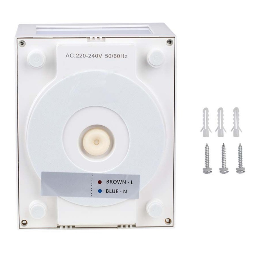Aplique LED de exterior LED/12W/230V 3000K IP65 blanco