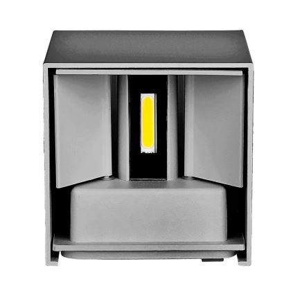 Aplique LED de exterior LED/5W/230V 3000K IP65 gris