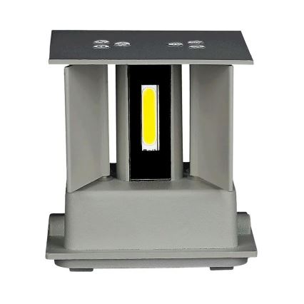 Aplique LED de exterior LED/5W/230V 3000K IP65 gris