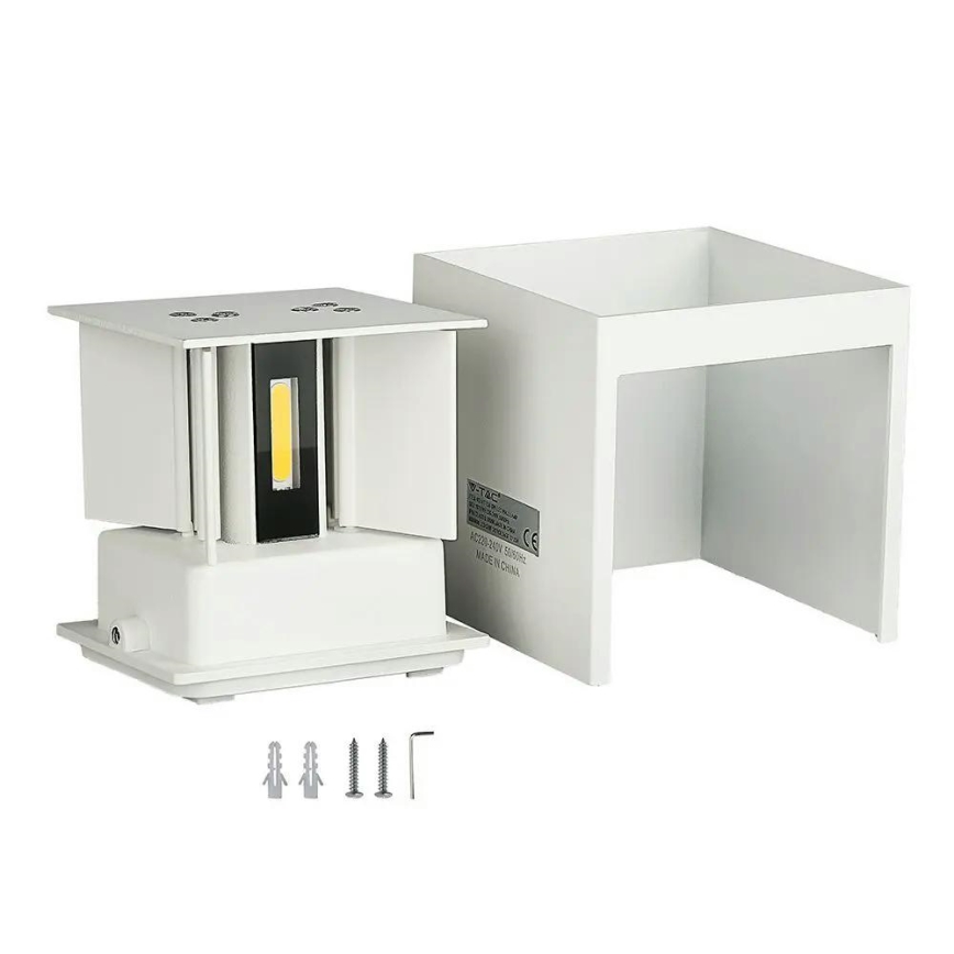 Aplique LED de exterior LED/5W/230V 4000K IP65 blanco