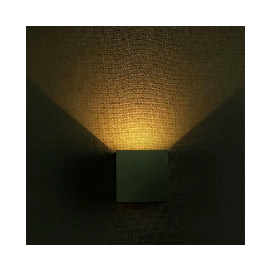 Aplique LED de exterior LED/5W/230V 4000K IP65 gris