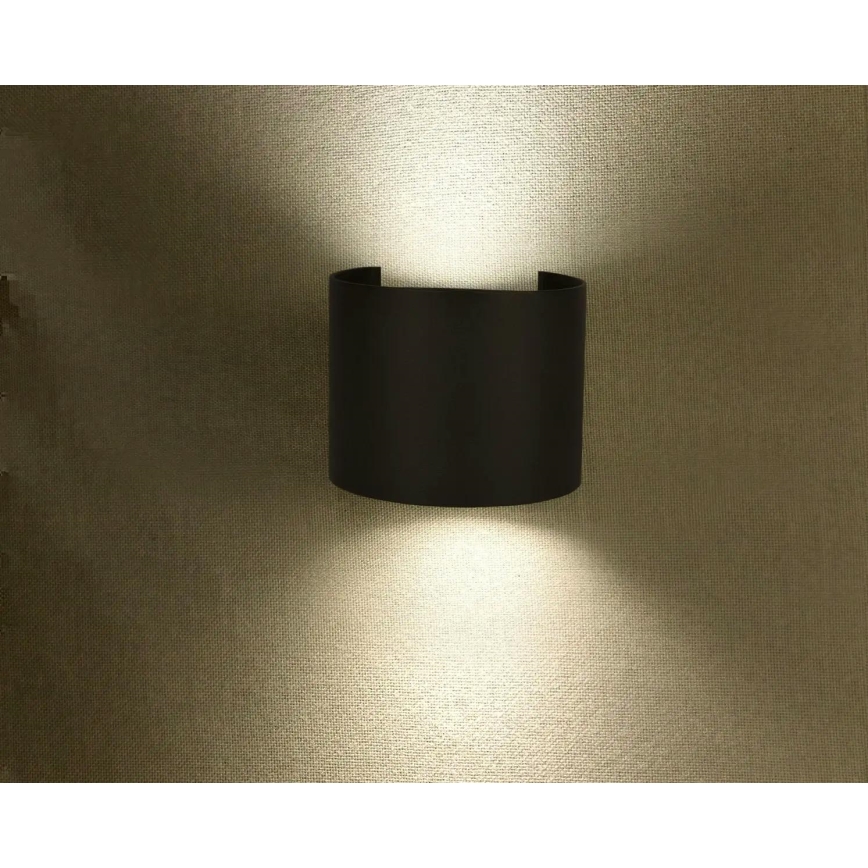 Aplique LED de exterior LED/6W/230V 3000K IP65 negro