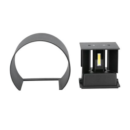 Aplique LED de exterior LED/6W/230V 3000K IP65 negro