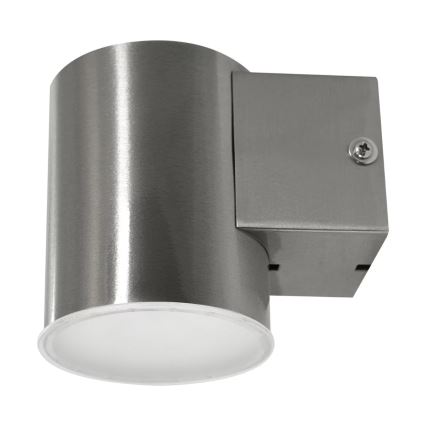 Aplique LED exterior NIVERO LED/6,5W IP44 cromo mate