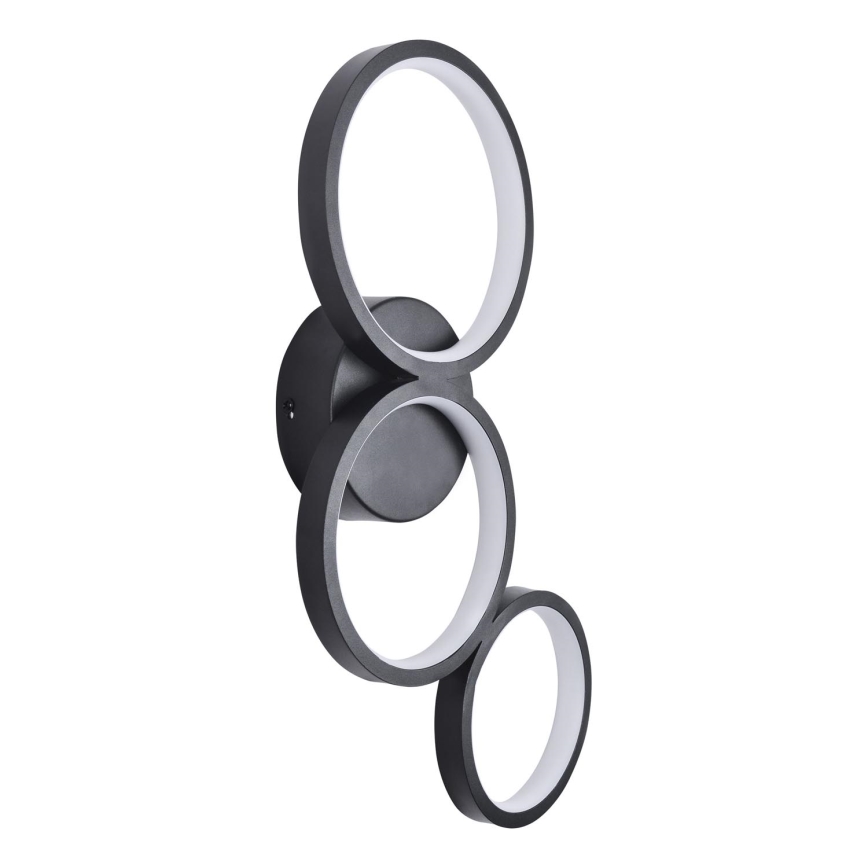 Aplique LED FLAMENCO LED/23W/230V 4000K negro