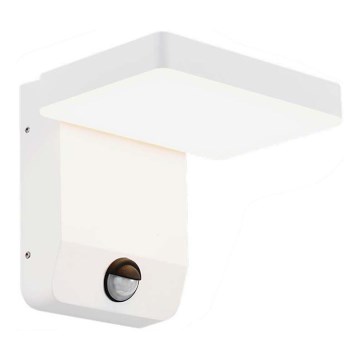 Aplique LED flexible de exterior con sensor LED/17W/230V IP65 4000K blanco