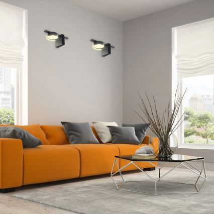 Aplique LED JOY 1xGX53/6W/230V negro