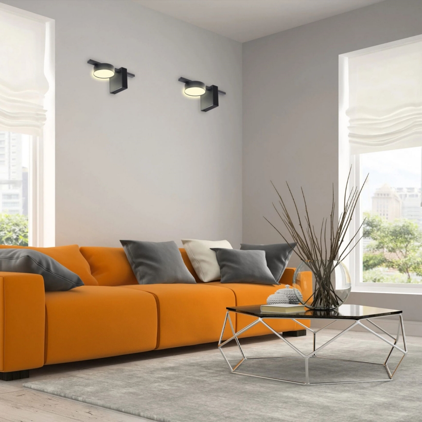 Aplique LED JOY 1xGX53/6W/230V negro