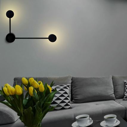 Aplique LED JOY 2xGX53/6W/230V negro