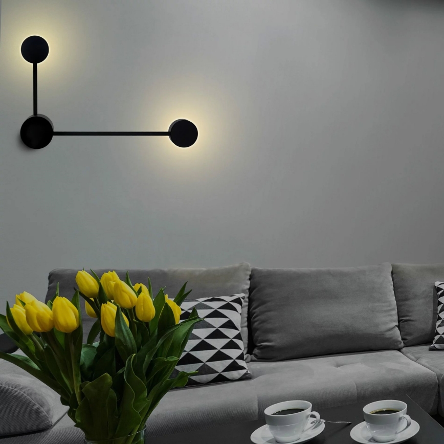 Aplique LED JOY 2xGX53/6W/230V negro