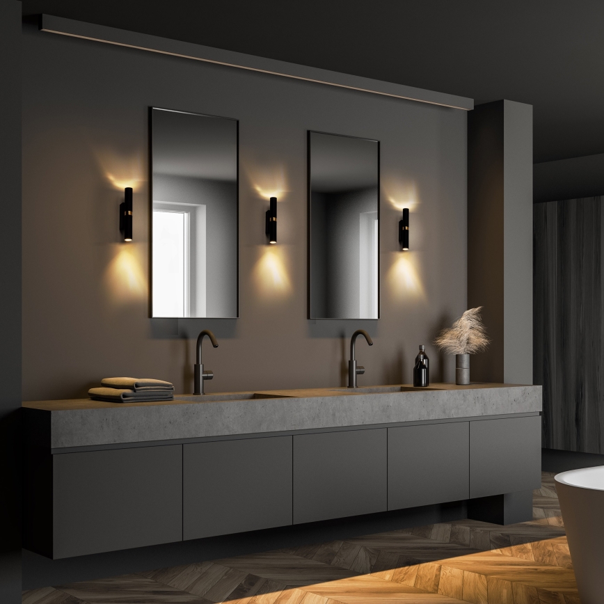 Aplique LED LAGOS 2xG9/3W/230V 4000K negro/dorado