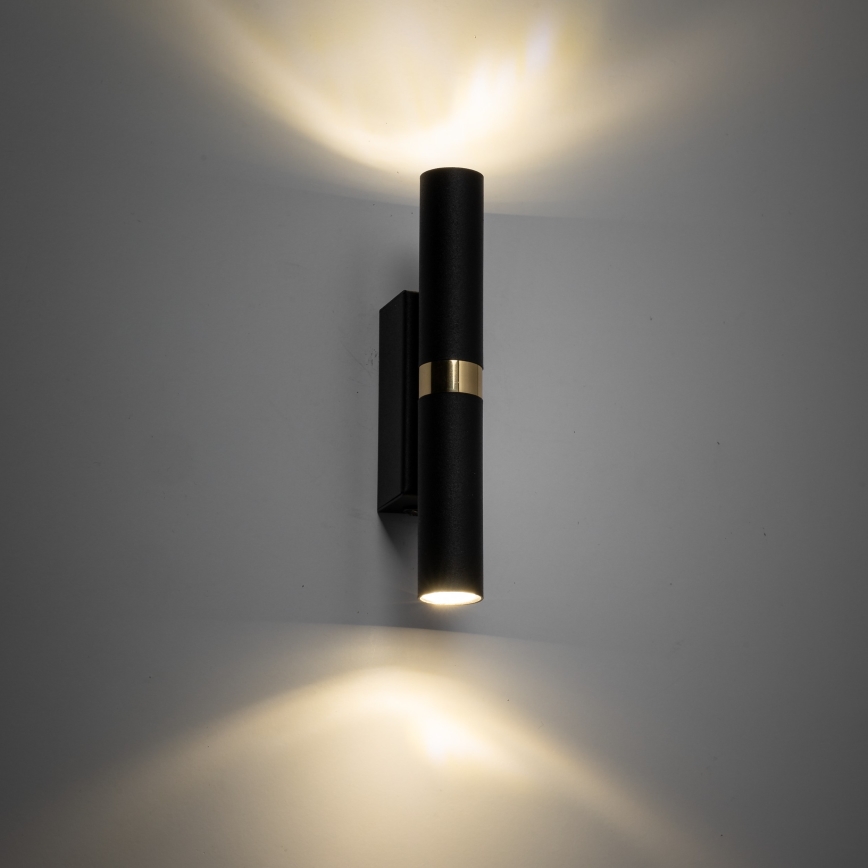 Aplique LED LAGOS 2xG9/3W/230V 4000K negro/dorado