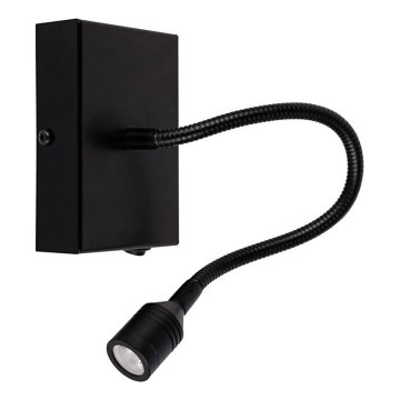Aplique LED LECTOR LED/2,5W/230V negro