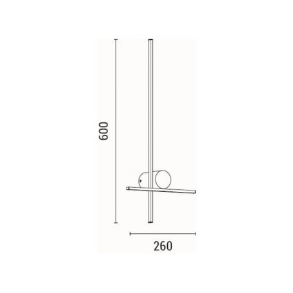 Aplique LED LED/12W/230V 3000K