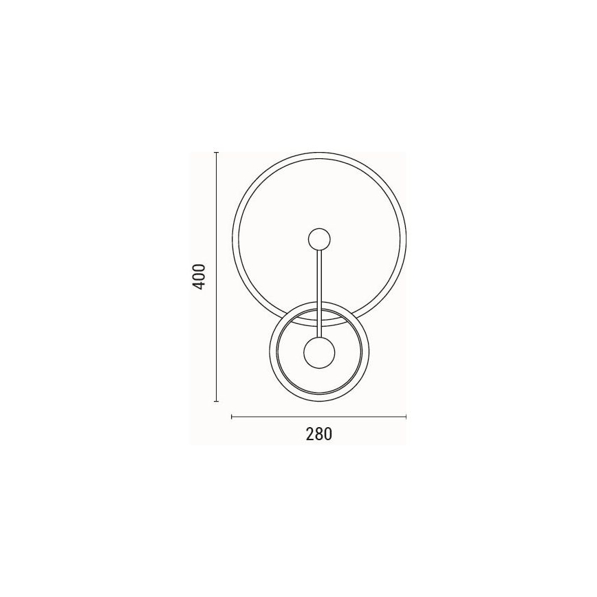 Aplique LED LED/15W/230V 3000K