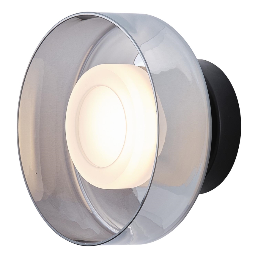 Aplique LED LED/8W/230V 3000K negro/ahumado
