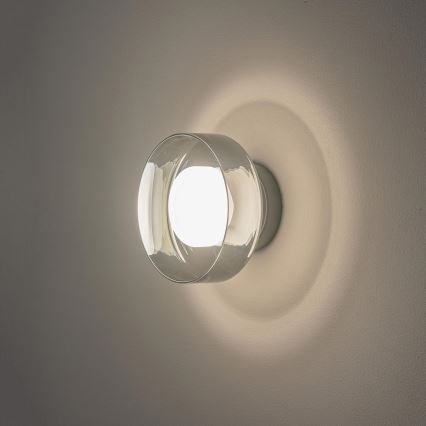 Aplique LED LED/8W/230V 3000K negro/ahumado