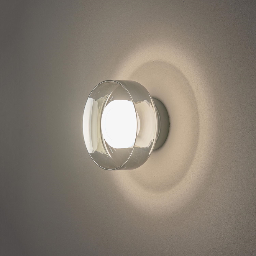 Aplique LED LED/8W/230V 3000K negro/ahumado