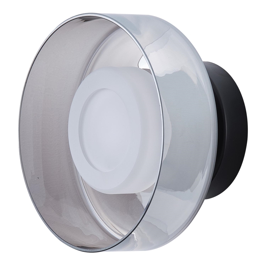 Aplique LED LED/8W/230V 3000K negro/ahumado