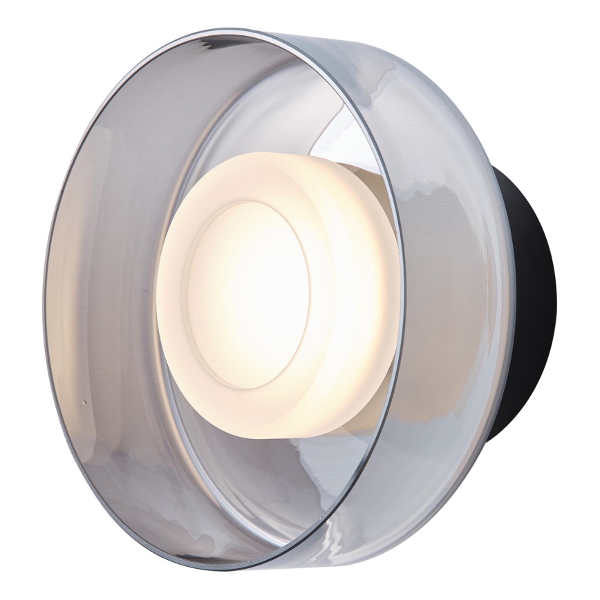 Aplique LED LED/8W/230V 3000K negro/ahumado