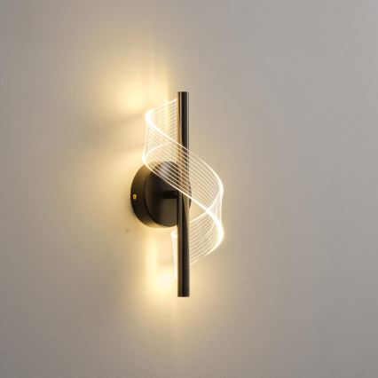 Aplique LED LED/8W/230V 3000K negro