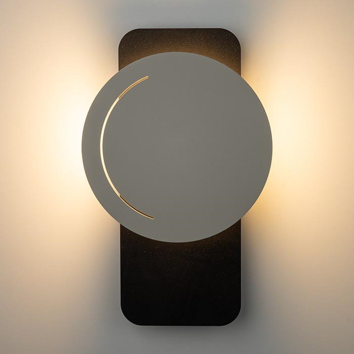 Aplique LED LITO LED/7W/230V negro/beige