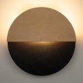 Aplique LED LUNA LED/7W/230V diá. 26 cm negro/beige