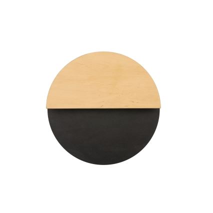Aplique LED LUNA LED/7W/230V diá. 26 cm negro/beige