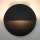 Aplique LED LUNA LED/7W/230V diá. 26 cm negro