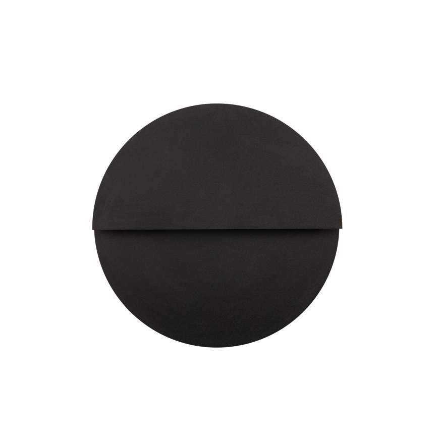 Aplique LED LUNA LED/7W/230V diá. 26 cm negro