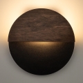 Aplique LED LUNA LED/7W/230V diá. 26 cm negro/marrón