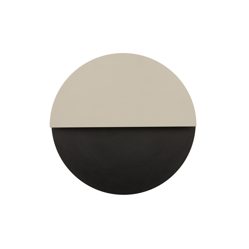 Aplique LED LUNA LED/7W/230V diá. 36 cm negro/beige