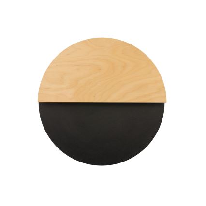 Aplique LED LUNA LED/7W/230V diá. 36 cm negro/beige
