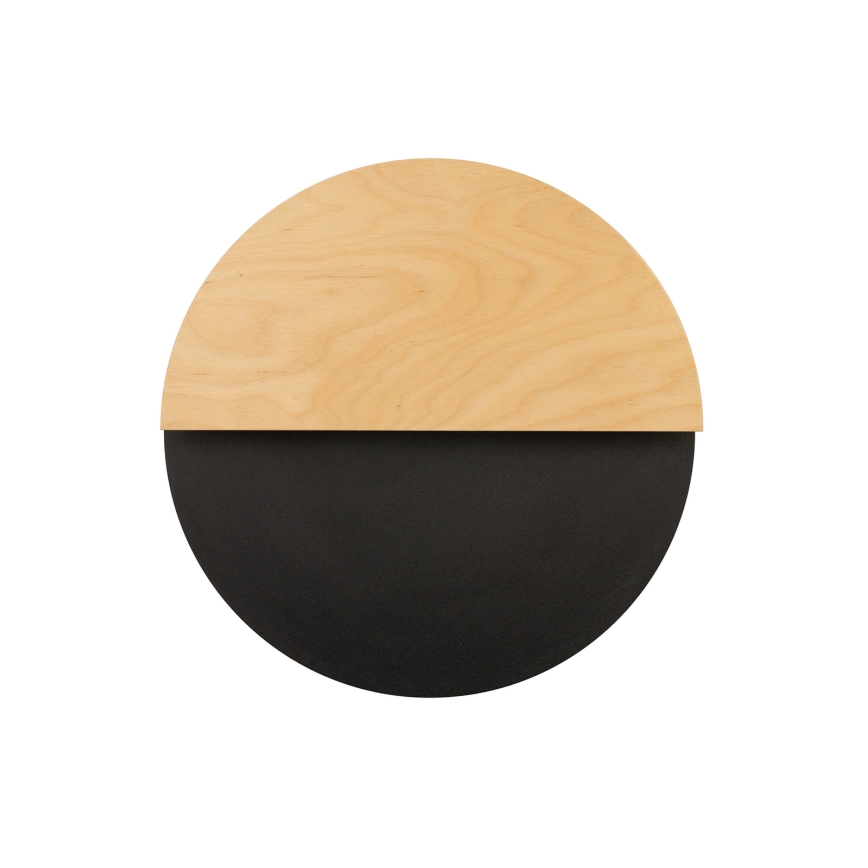Aplique LED LUNA LED/7W/230V diá. 36 cm negro/beige