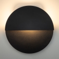 Aplique LED LUNA LED/7W/230V diá. 36 cm negro