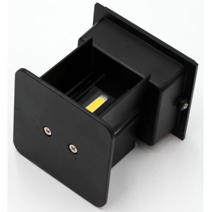Aplique LED para exterior 2xLED/3W/230V IP54 negro