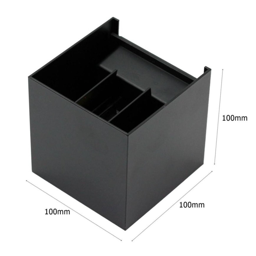 Aplique LED para exterior 2xLED/3W/230V IP54 negro