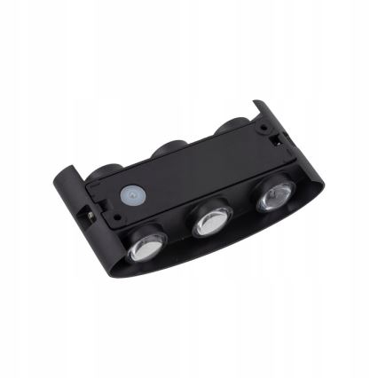 Aplique LED para exterior ARROW 6xLED/1W/230V IP54 negro
