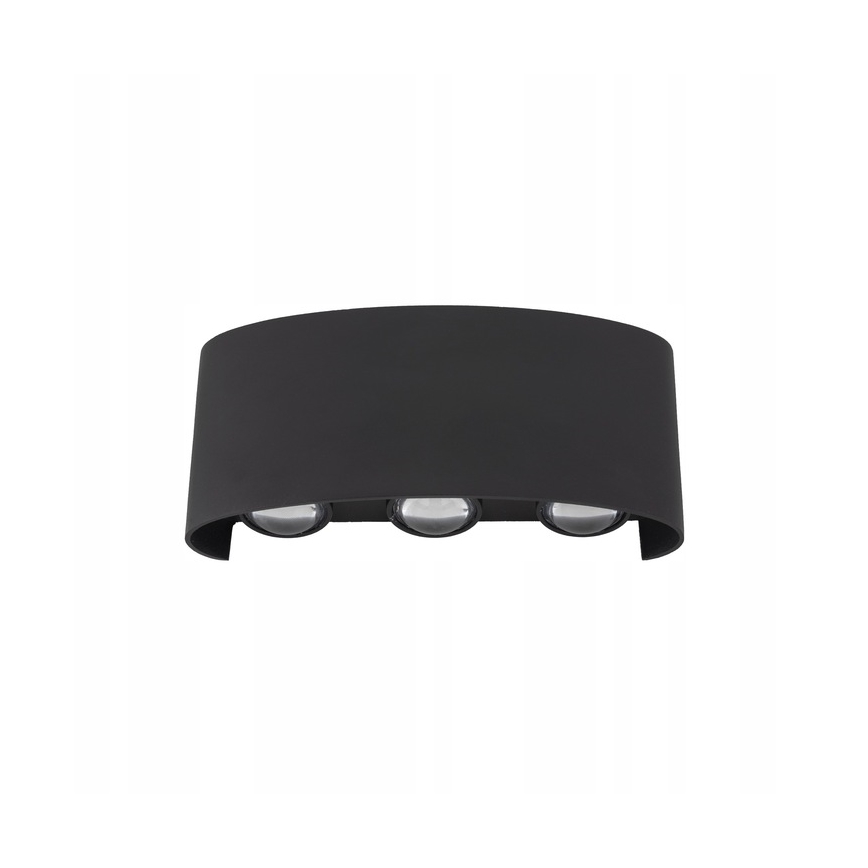 Aplique LED para exterior ARROW 6xLED/1W/230V IP54 negro