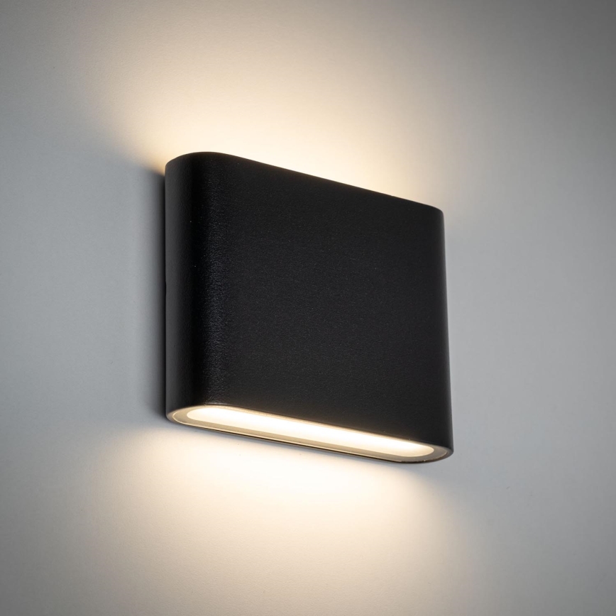 Aplique LED para exterior ARWENA 2xLED/3W/230V IP54 negro