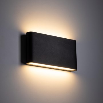 Aplique LED para exterior ARWENA 2xLED/6W/230V IP54 negro