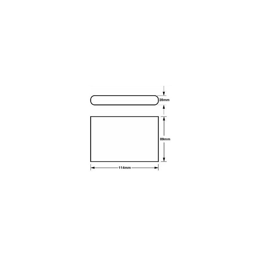 Aplique LED para exterior FLOW 2xLED/3W/230V IP54 negro
