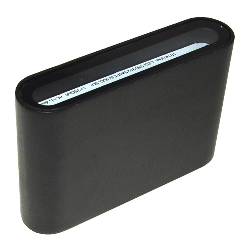 Aplique LED para exterior FLOW LED/3W/230V IP54 negro