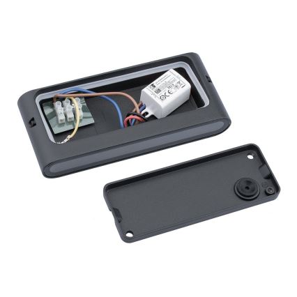 Aplique LED para exterior FLOW LED/6W/230V IP54 negro