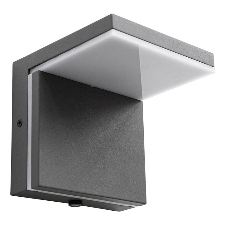 Aplique LED para exterior LASSAN LED/8W/230V 3000K IP54 antracita
