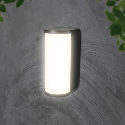 Aplique LED para exterior LED/12W/230V 3000/4200/6500K IP65 negro