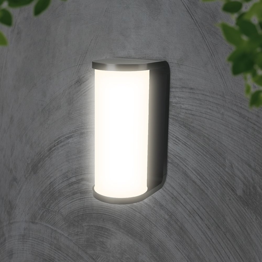Aplique LED para exterior LED/12W/230V 3000/4200/6500K IP65 negro