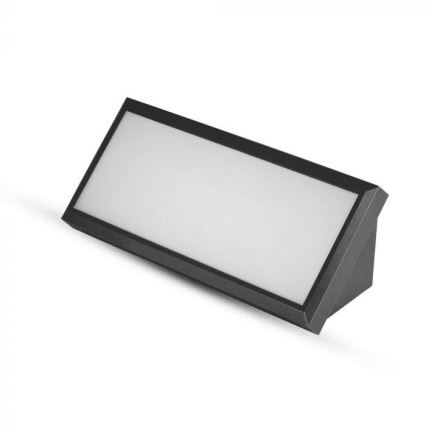 Aplique LED para exterior LED/12W/230V 3000K IP65 negro