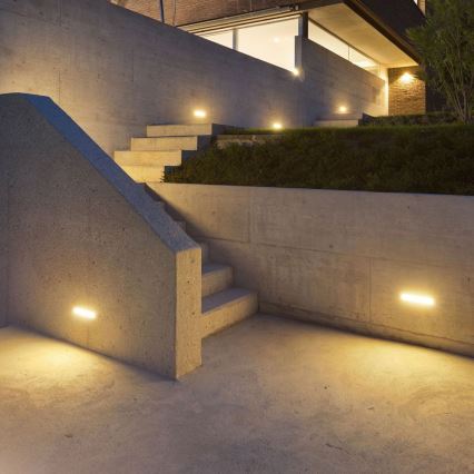 Aplique LED para exterior LED/12W/230V 6400K IP65
